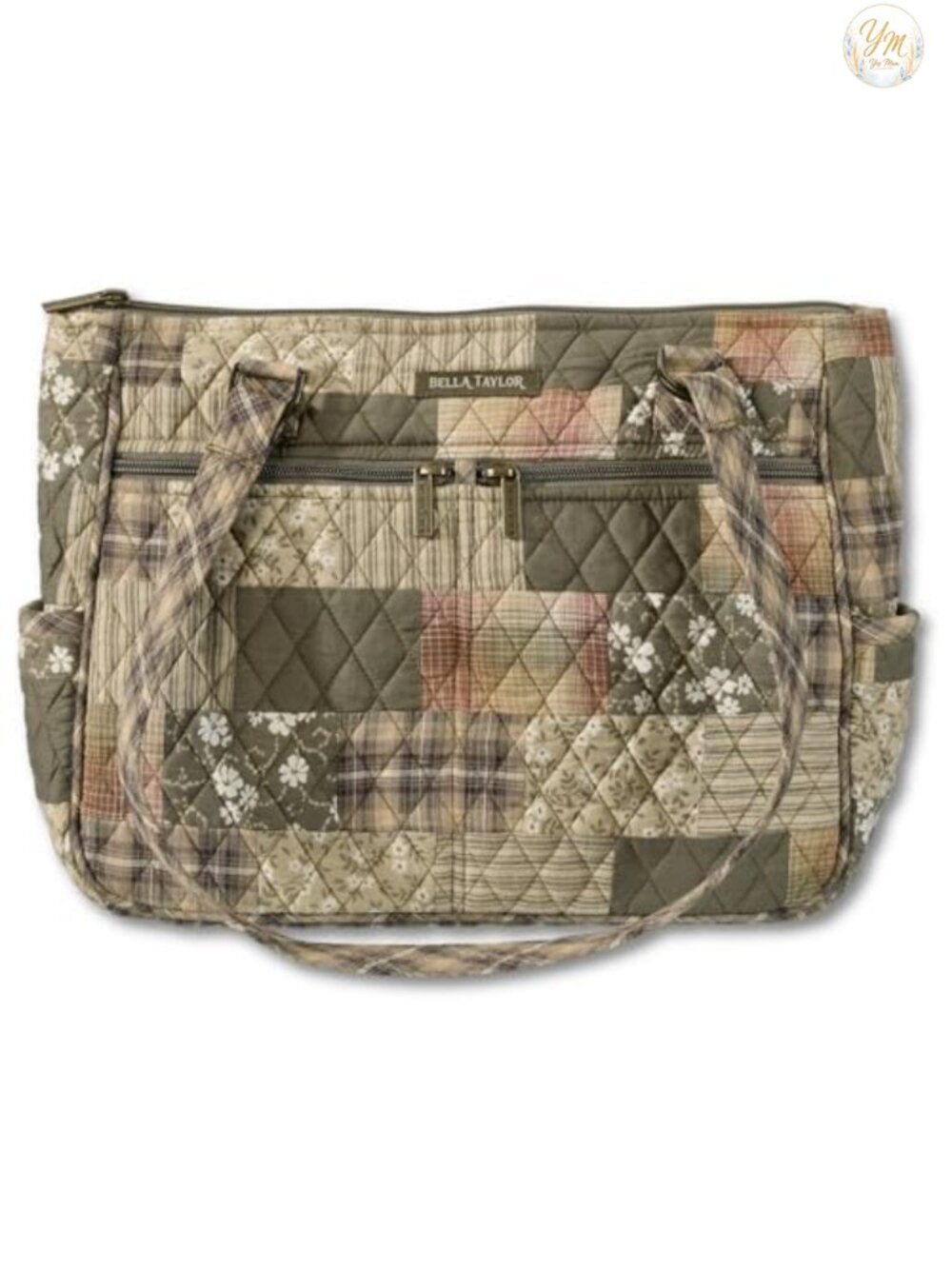 Quilted Patchwork Everyday Tote Shoulder Bag